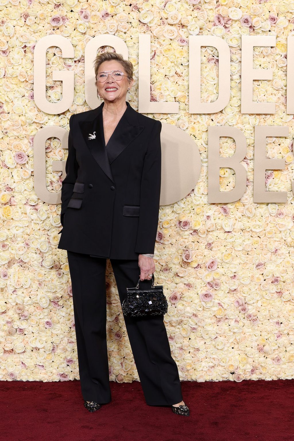 Annette Bening, en los Globos de Oro 2024