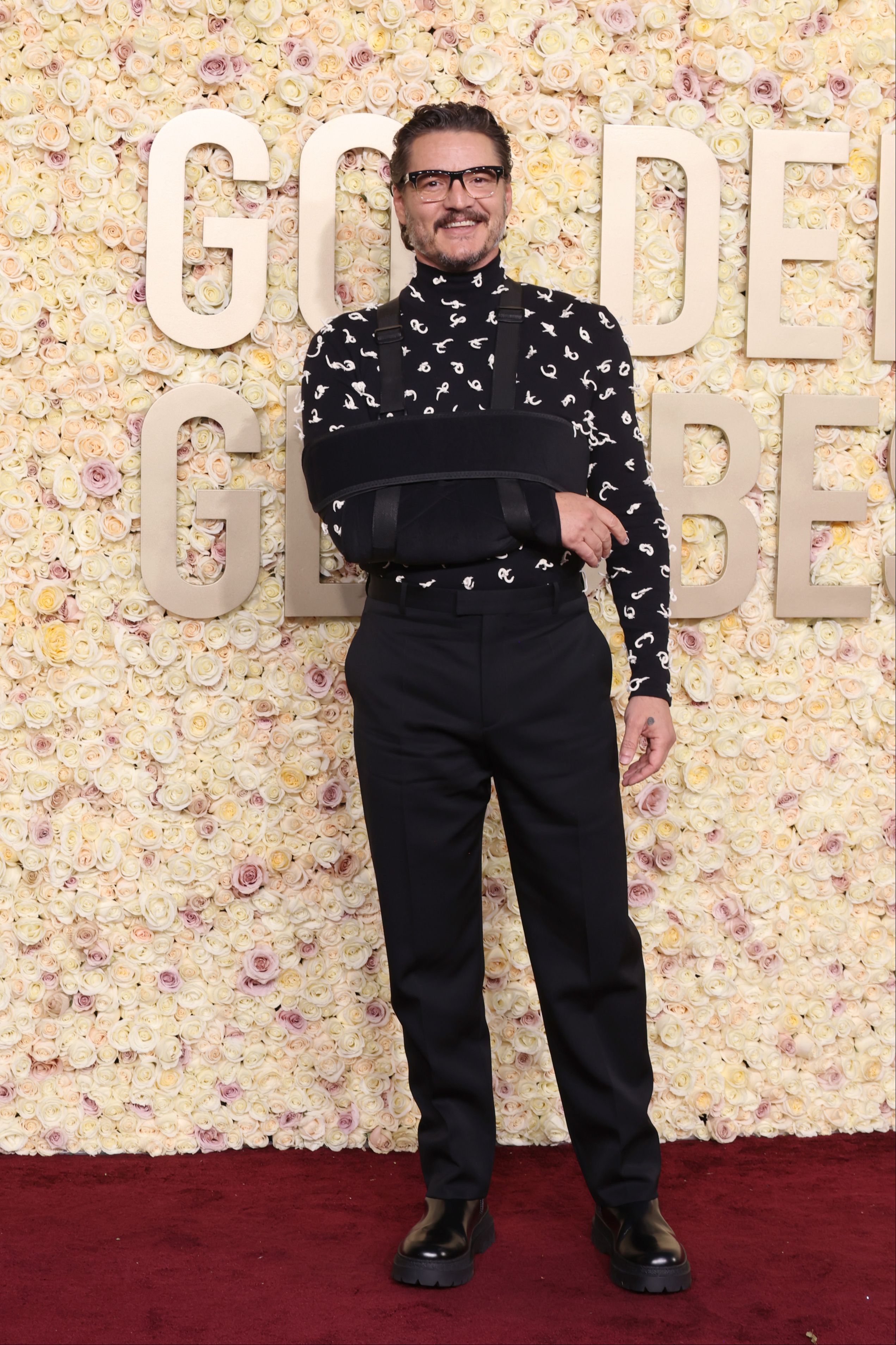 Pedro Pascal, en los Globos de Oro 2024