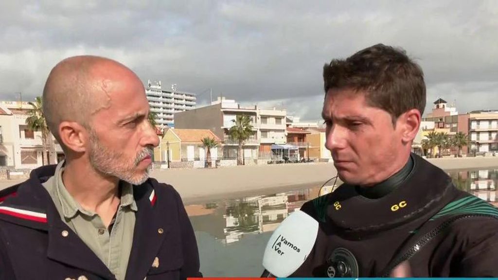 El equipo especial de actividades subacuáticas que busca a Ivo Petrov en el Mar Menor: "Si lo que buscamos está, lo encontramos"