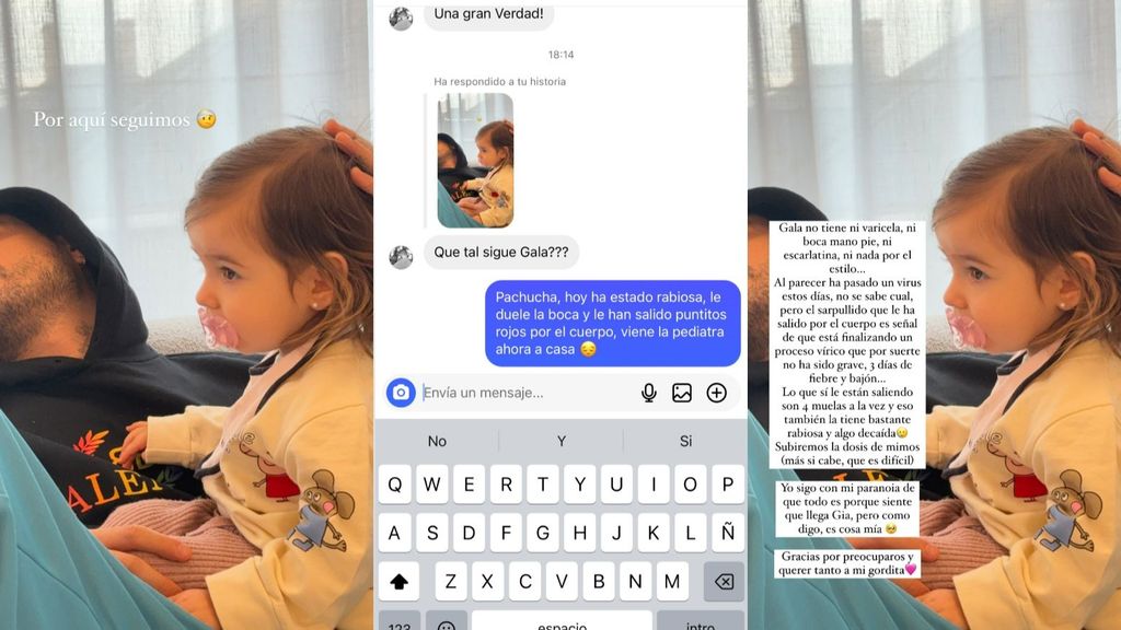 El estado de salud de la hija de Violeta y Fabio