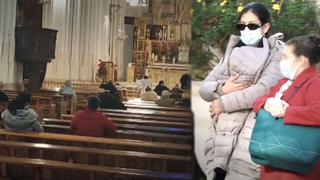 El momento más duro de Gabriela Guillén: se refugia en la iglesia para rezar junto a su bebé