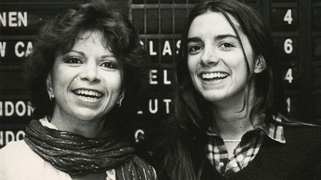 Isabel Allende y su hija Paula.