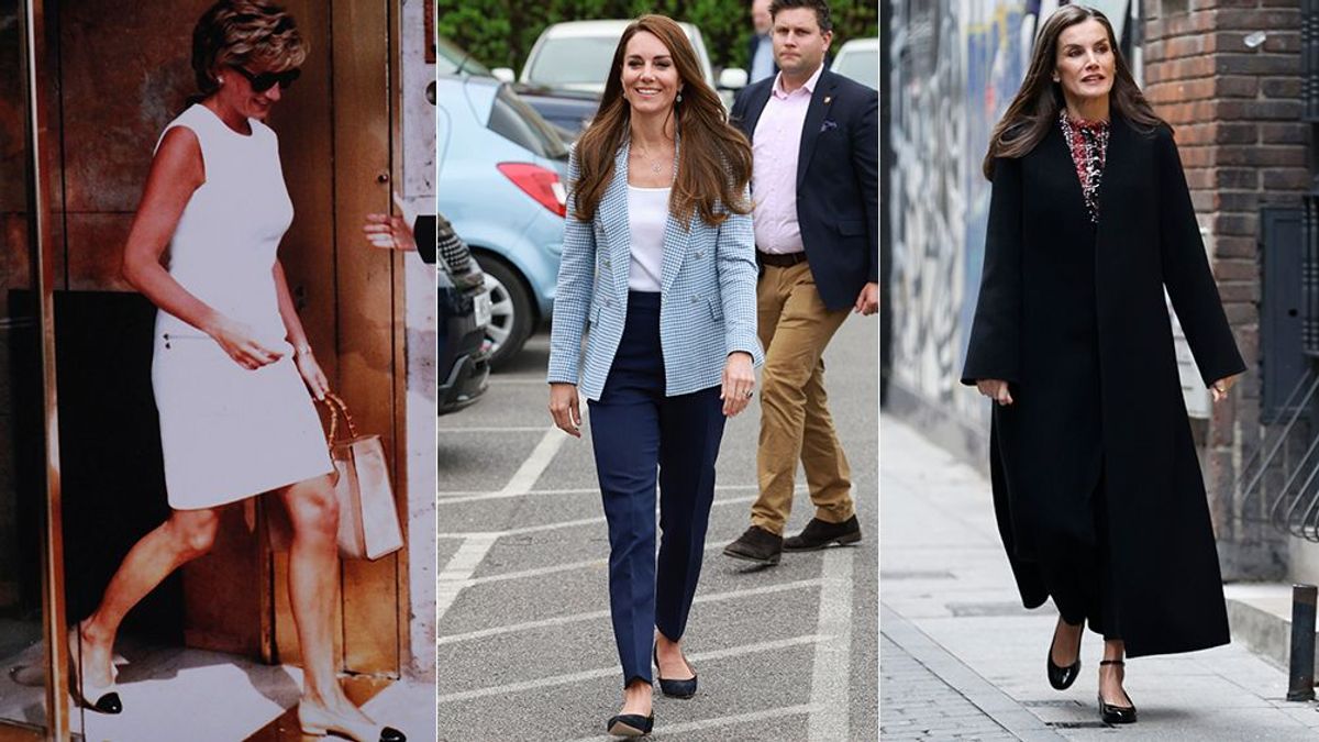 Lady Di, Kate Middleton y Letizia con bailarinas