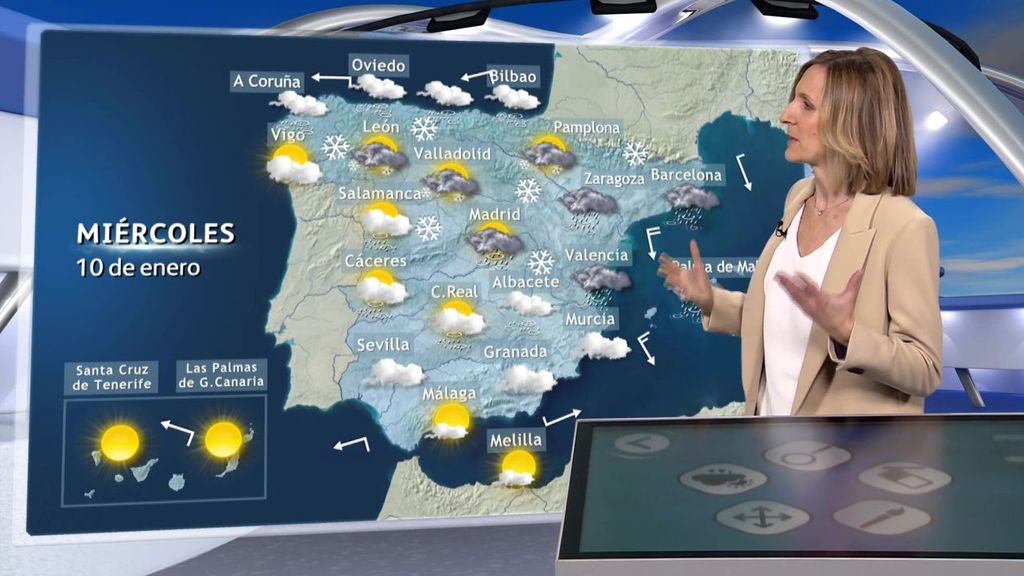 Miércoles cubierto en casi toda España y precipitaciones persistentes en noreste y Baleares