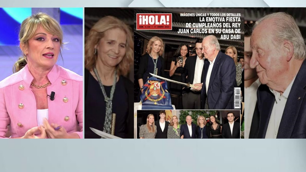 Sandra Aladro desmiente que el emérito haya cobrado por la portada de la fiesta de su cumplaños