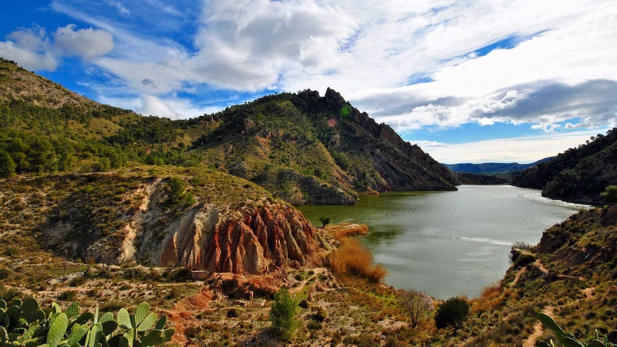 El pantano de Tibi, en Alicante