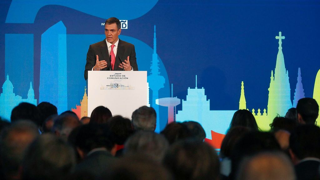 El presidente del Gobierno, Pedro Sánchez, interviene en la clausura el foro de inversión "Spain Investors Day"