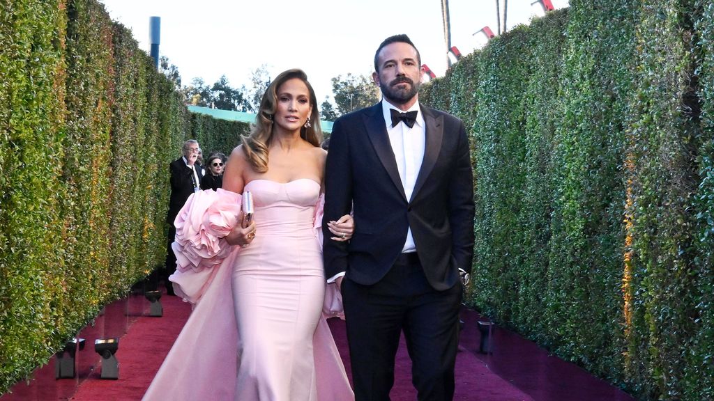 Jennifer Lopez y Ben Affleck, en la reciente gala de los Globos de Oro