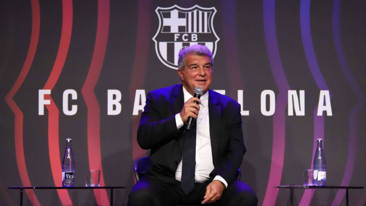 Joan Laporta, presidente del FC Barcelona