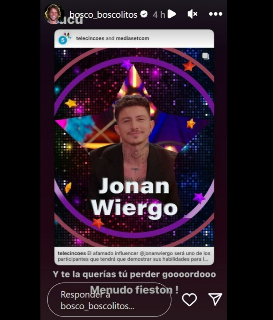 Bosco le manda un mensaje público a Jonan