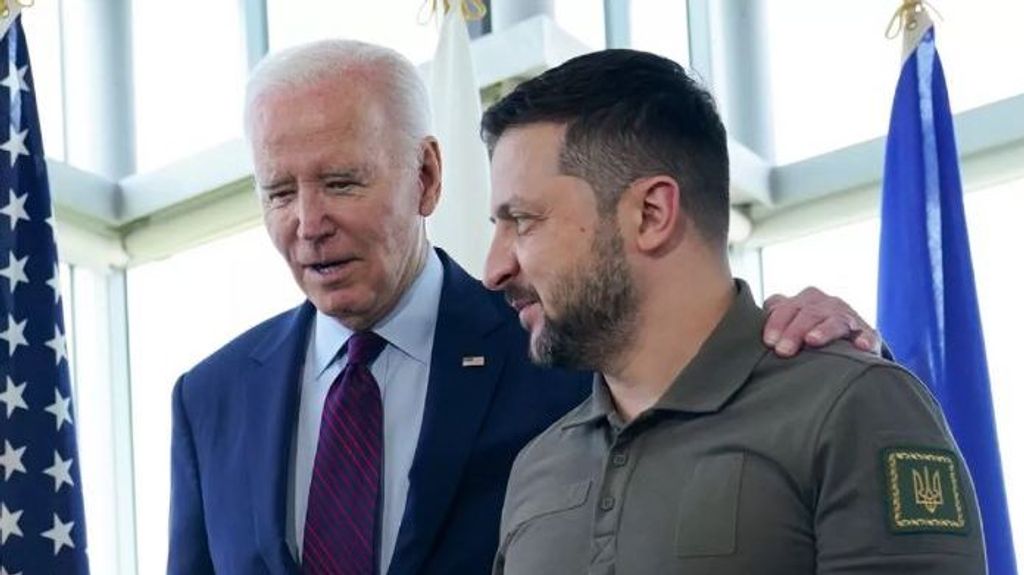 Joe Biden y Zelenski