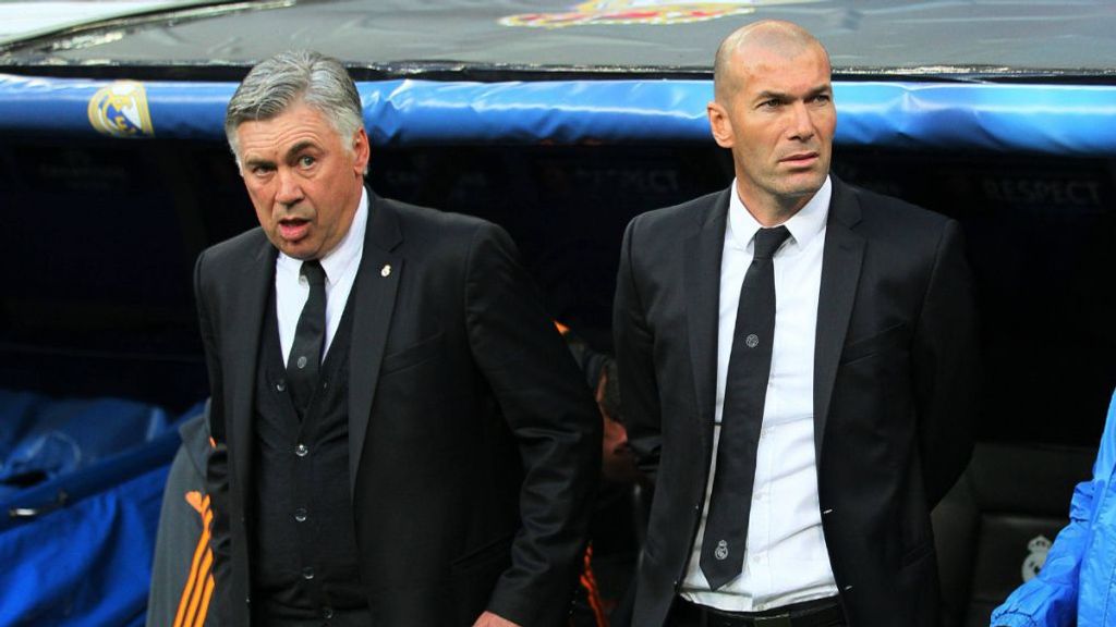 Ancelotti, a la caza de Zidane: podría igualar al francés en títulos con sus mismos partidos