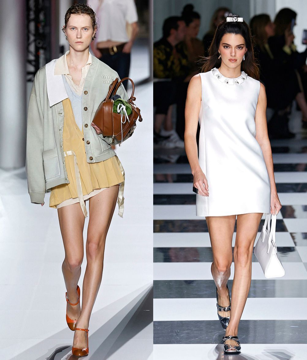 Desfiles de Miu Miu y Versace