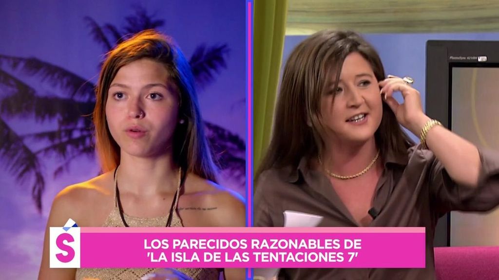 Parecidos razonables en 'La isla de las tentaciones 7': ¡desde Santiago Abascal hasta Mónica La virgen!