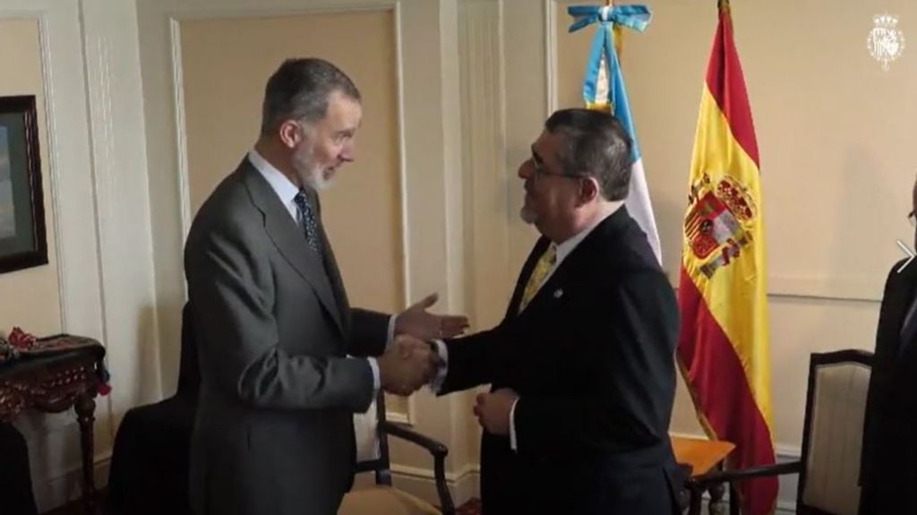 El rey Felipe VI se reúne con Arévalo antes de su toma de posesión como presidente de Guatemala