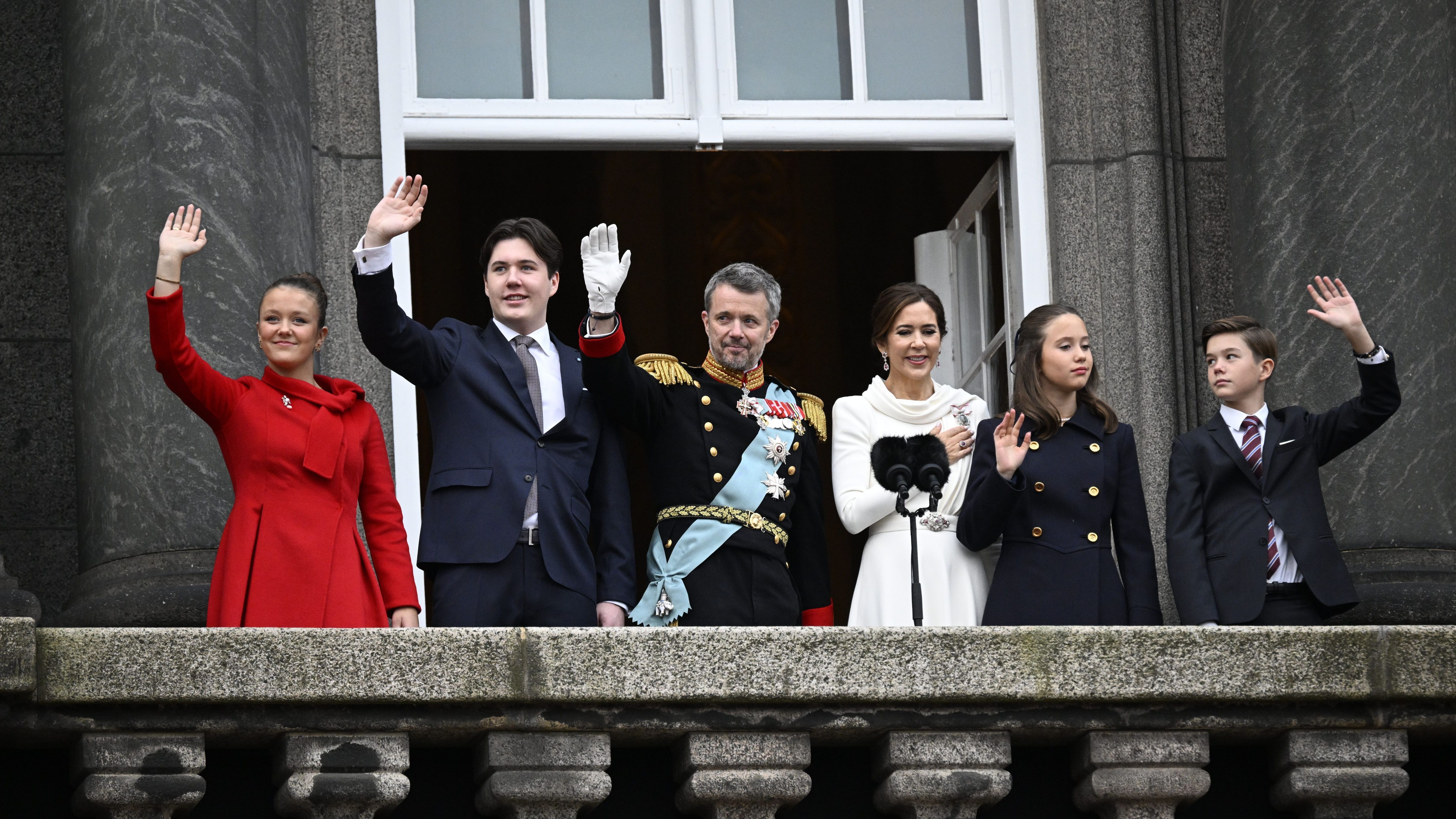 Los hijos de los reyes de Dinamarca