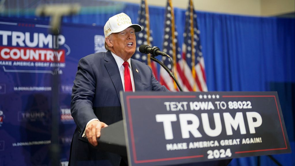 Donald Trump, confiado en arrasar en Iowa, pide participar: "Incluso si vota y luego fallece, vale la pena"