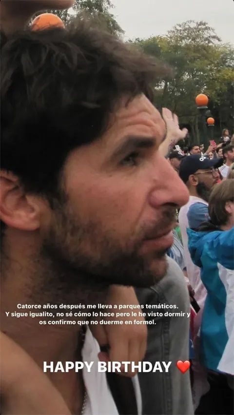 La broma de Lucía Rivera a su padre, Cayetano, sobre el paso del tiempo