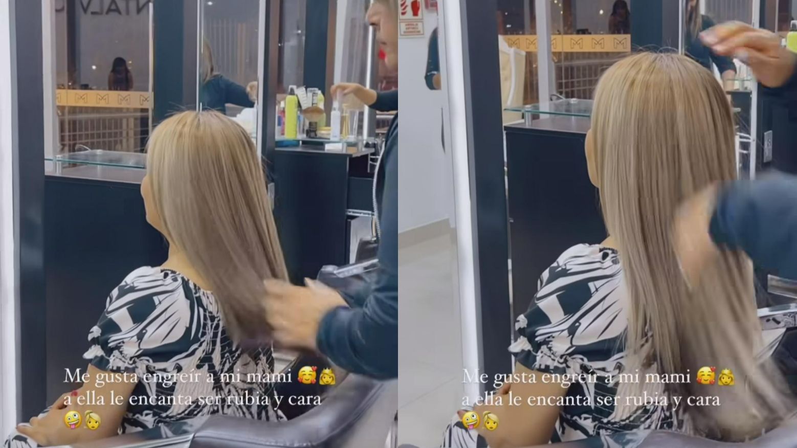 La imagen de la madre de Miriam Saavedra