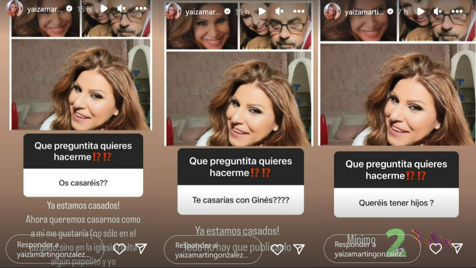 Yaiza Martín habla de su relación con Ginés y de sus planes de maternidad