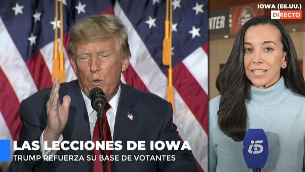 ¿Qué dice Iowa del candidato Trump? Que gana entre sus electores, independientes y sus problemas legales le fortalecen