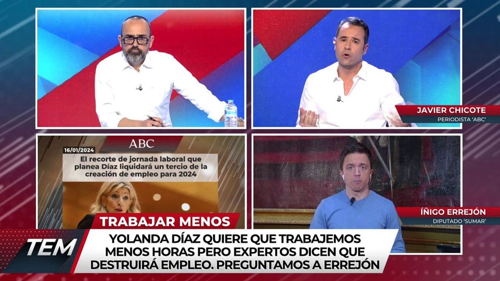 Íñigo Errejón reacciona a la acusación de "matonismo" de Javier Chicote Todo es mentira 2024 Programa 1257