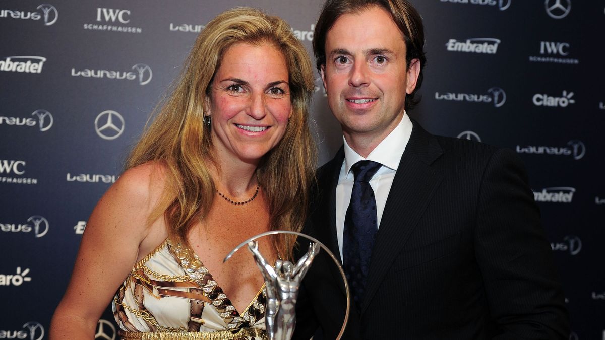 Arantxa Sánchez Vicario y Josep Santacana