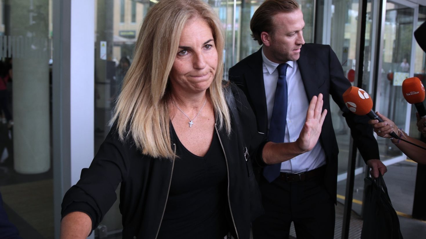 Arantxa Sánchez Vicario, saliendo de los juzagdos el pasado otoño