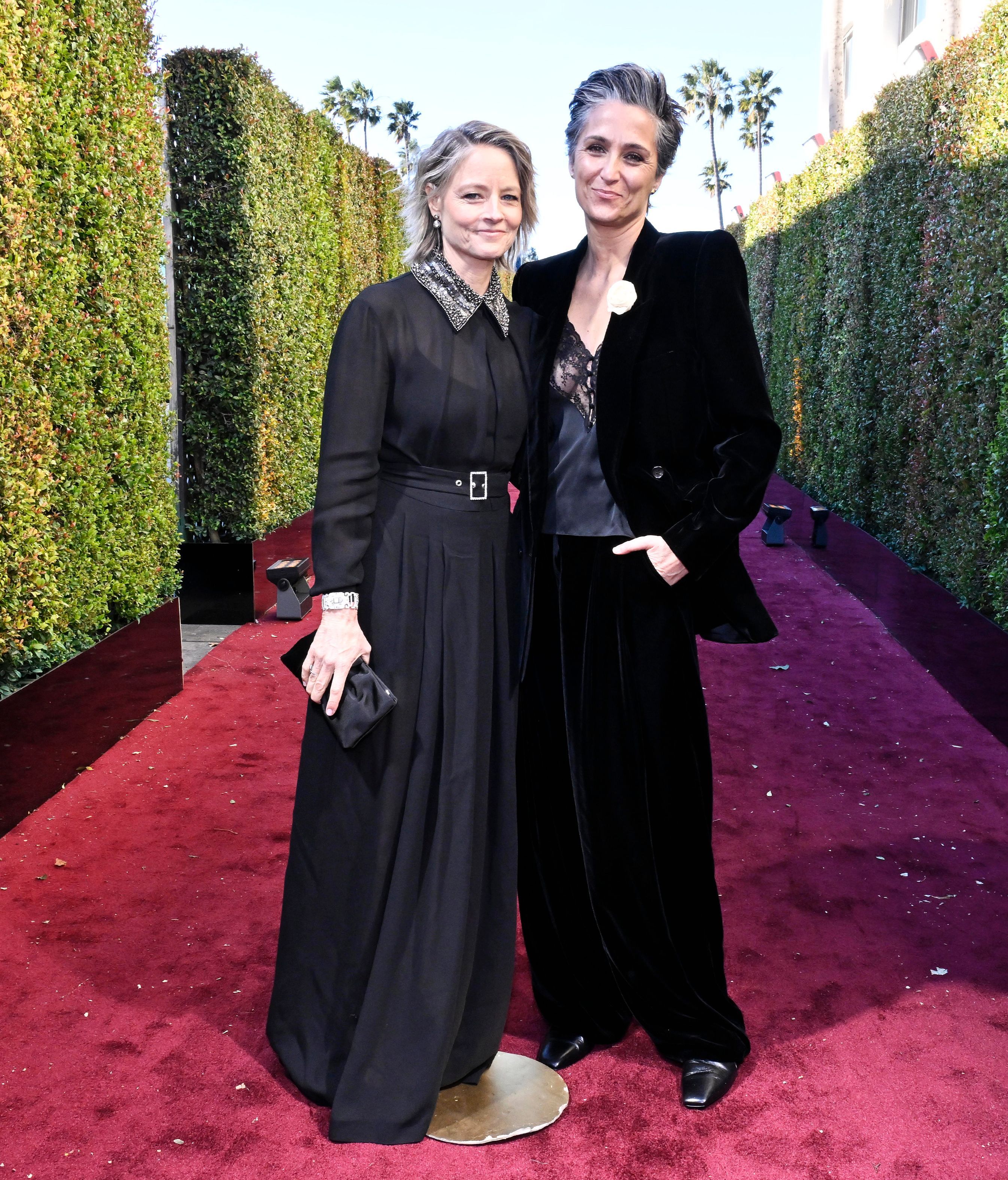 Jodie Foster y su esposa, Alxandra Hedison.