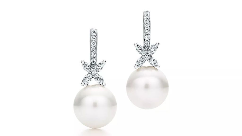 mikimoto tiffany pendientes de perlas y diamantes 31177162 991745 ED