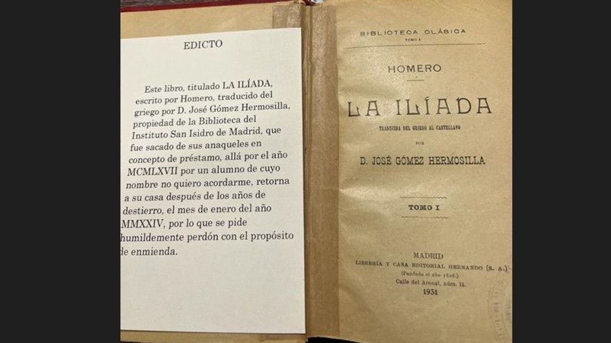 Devolución literaria en toda regla. Nada que objetar.