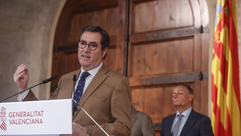 Garamendi en el Palau de la Generalitat Valenciana