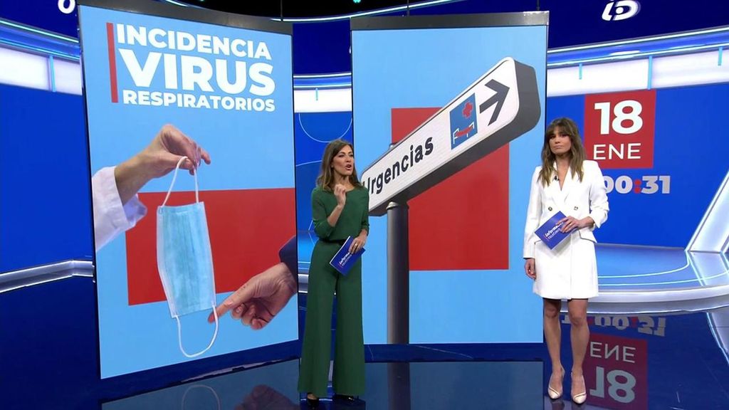 Con Ángeles Blanco e Isabel Jiménez Informativos Telecinco 2024 Mediodía 18/01/2024