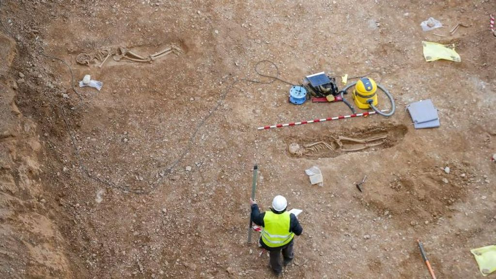 Localizan una antigua necrópolis musulmana en unas obras en Zaragoza