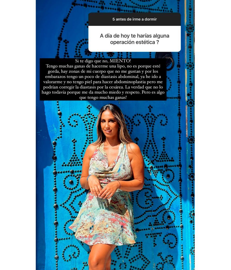 Noemí Salazar ha confesado la operación estética a la que quiere someterse