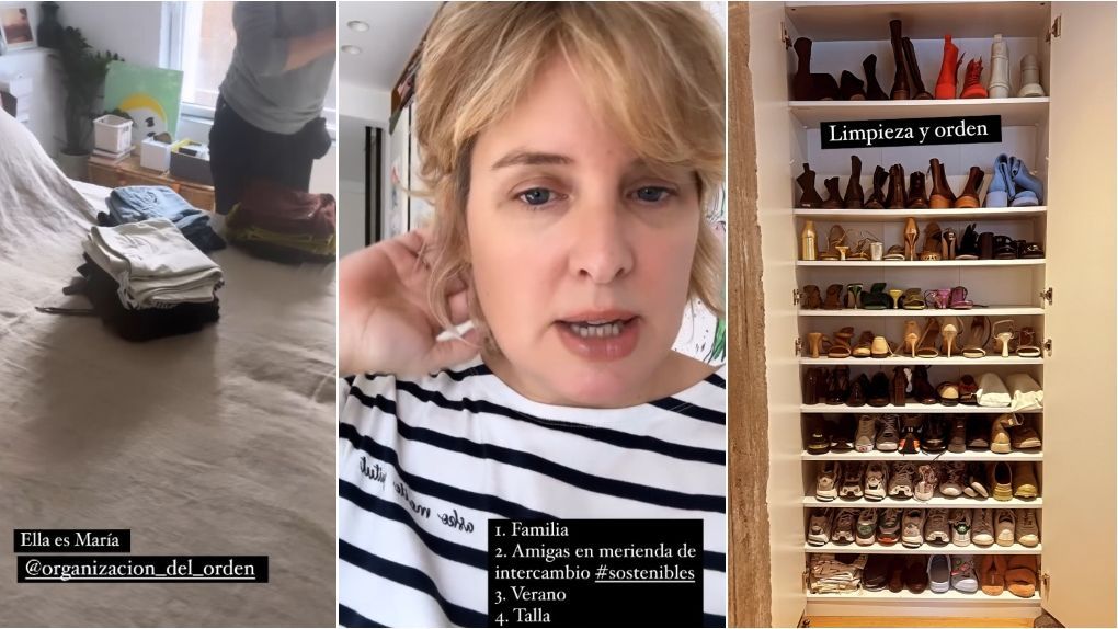 Tania Llasera se ha tomado en serio eso de ordenar la ropa y sus armarios
