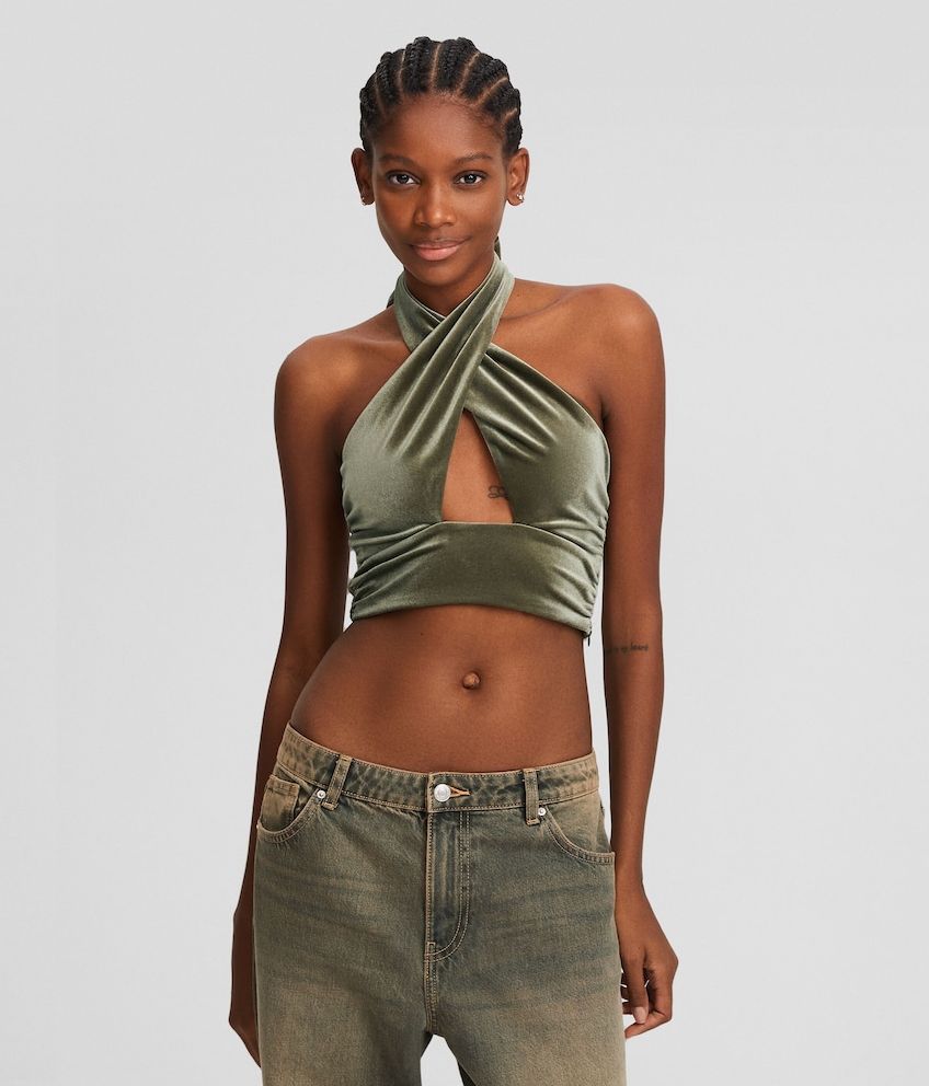 cruzado bershka