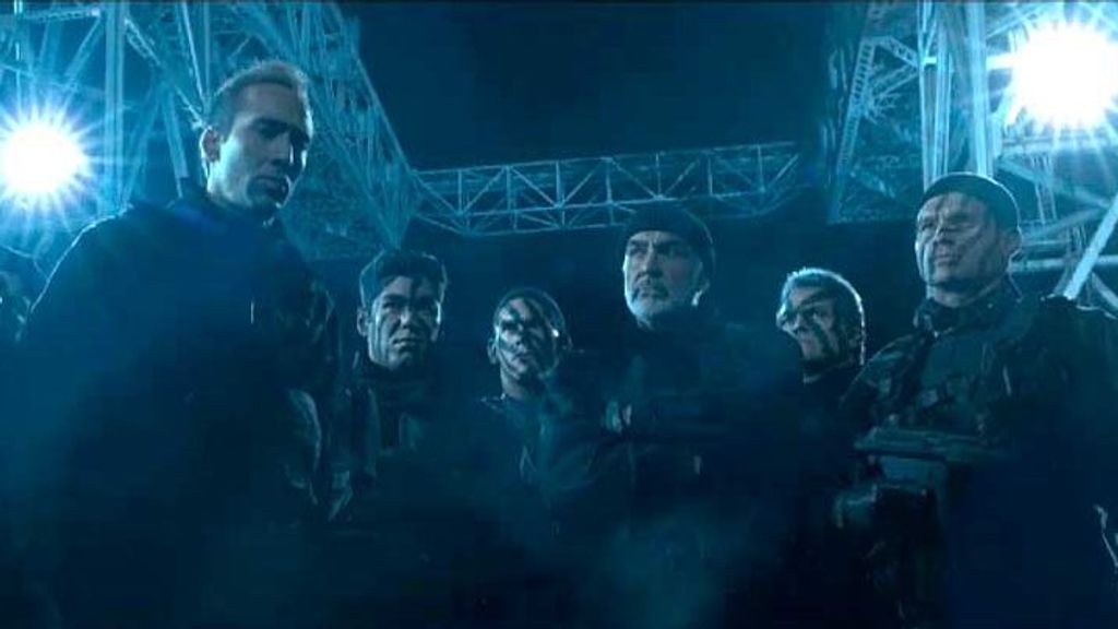 Nicolas Cage, Sean Connery y Ed Harris protagonizan 'La Roca': este martes 23 de enero a las 22.00 h.