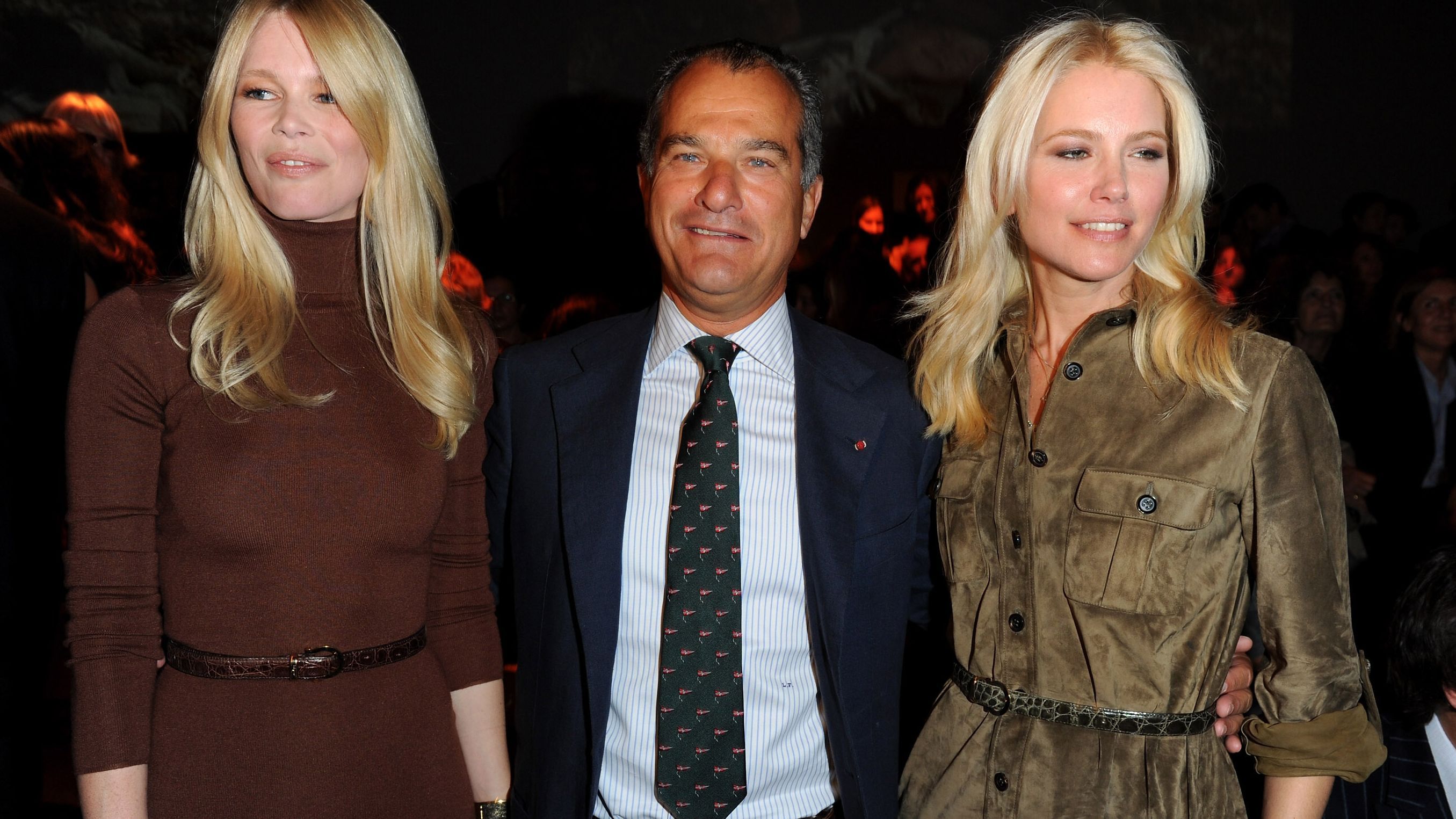 Schiffer y Mazza, durante la Semana de la Moda de Milán, en 2011