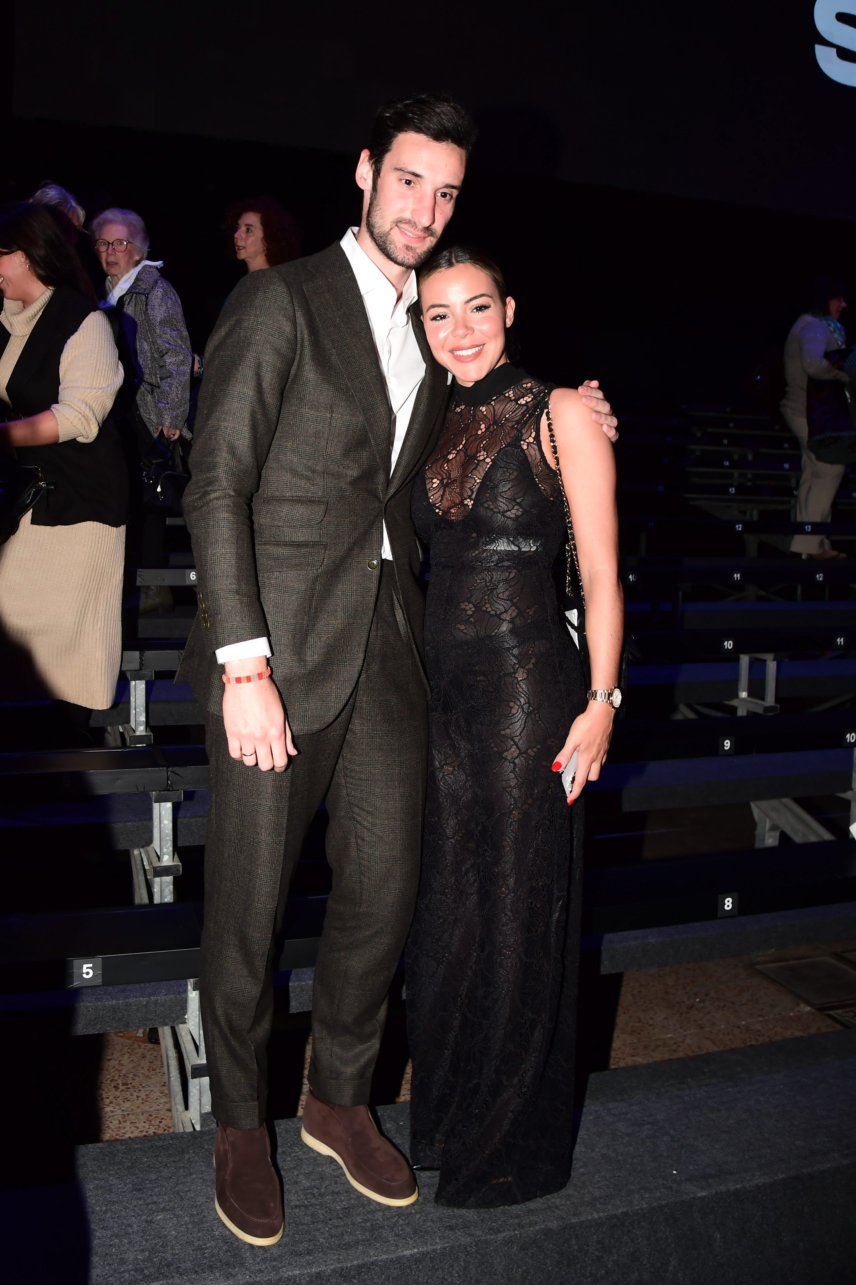 Sergio Rico y Alba Silva