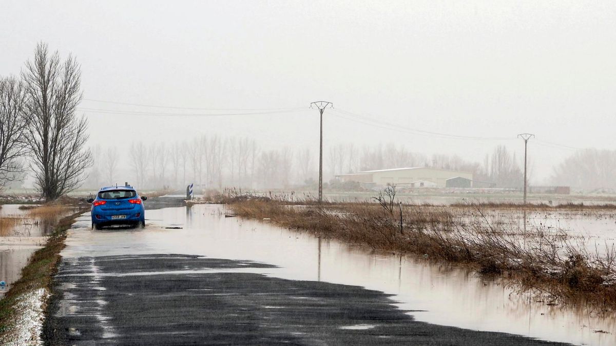 Inundaciones en Ávila tras el paso de la borrasca Juan