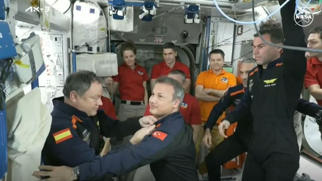 Llega a la Estación Espacial Internacional la primera misión comercial totalmente europea