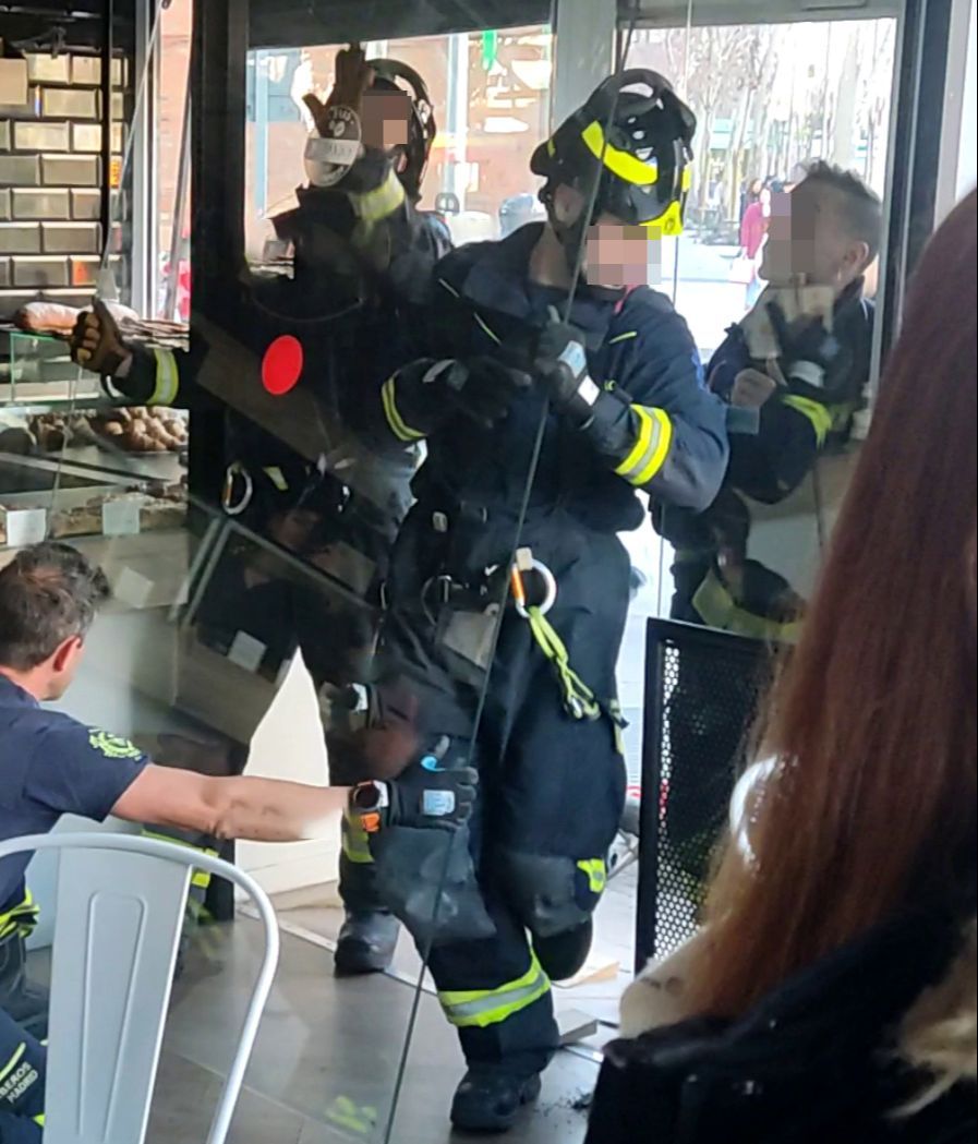 La actuación providencial de los bomberos