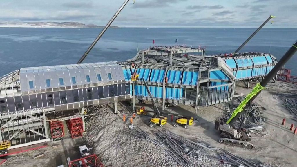 Finalizan las obras del edificio principal de la nueva estación de investigación china en la Antártida