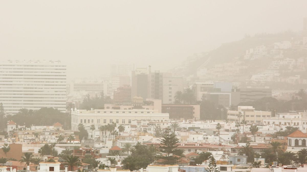 La calidad del aire será "peligrosa" en Canarias por la calima, según Meteored