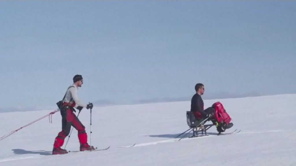 Un hombre en silla de ruedas tratará de cruzar el Polo Sur para batir un récord mundial