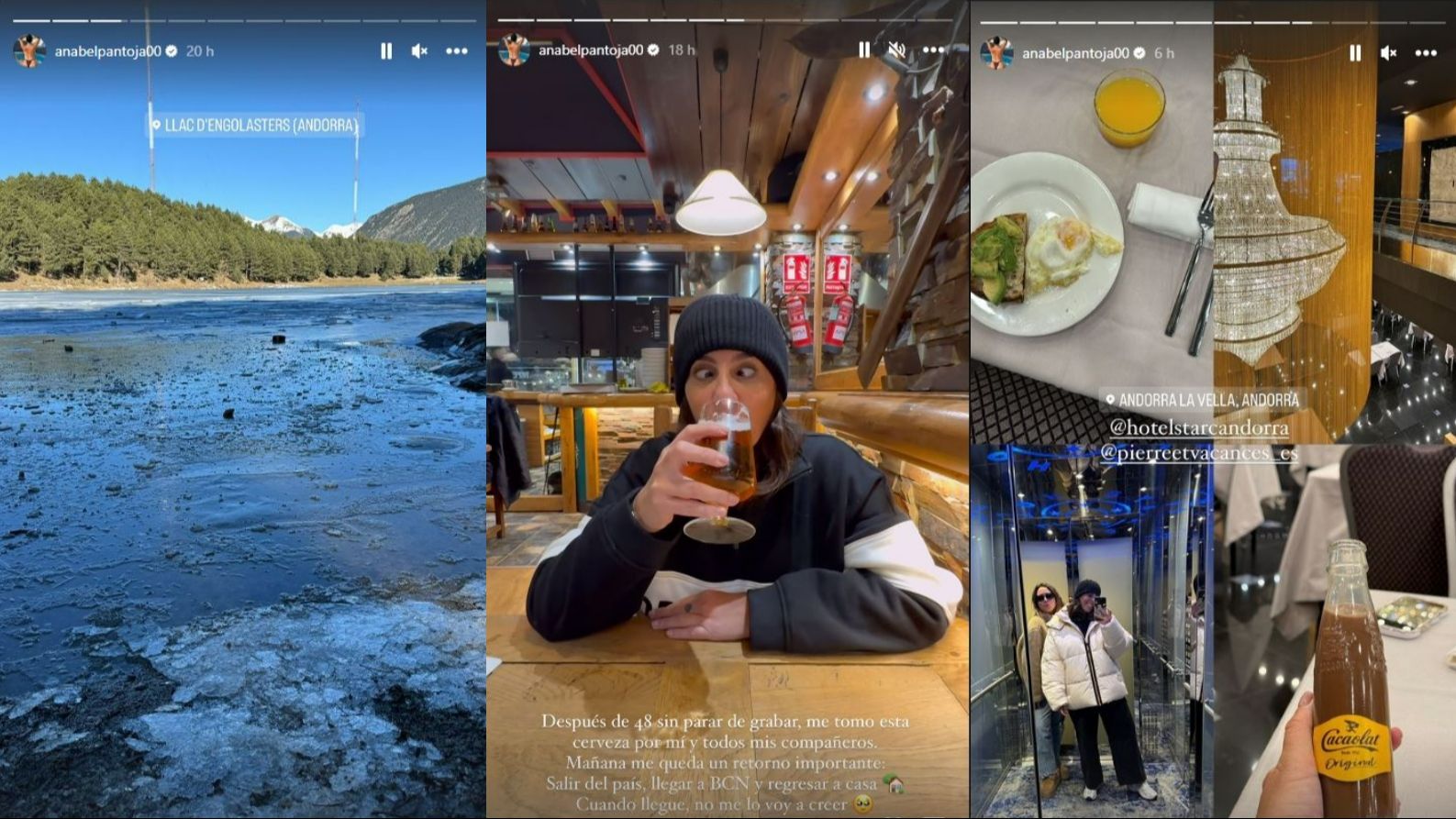 Anabel Pantoja conociendo Andorra