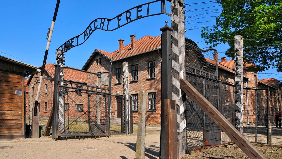 Concentration camp in Auschwitz-Birkenau, Oświęcim, Lesser Poland Voivodeship, Poland