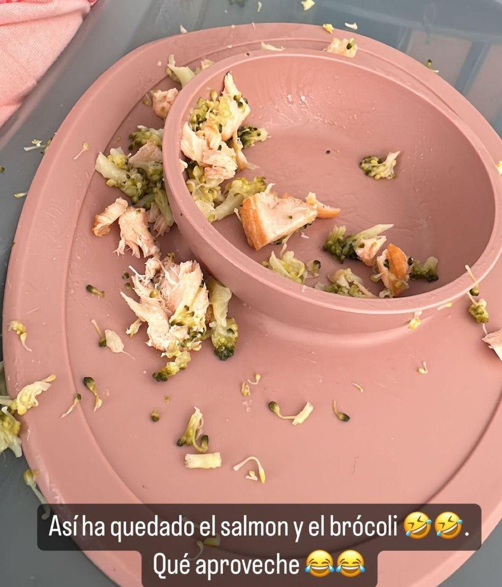 El plato de comida de Laia, la hija de Cristina Pedroche