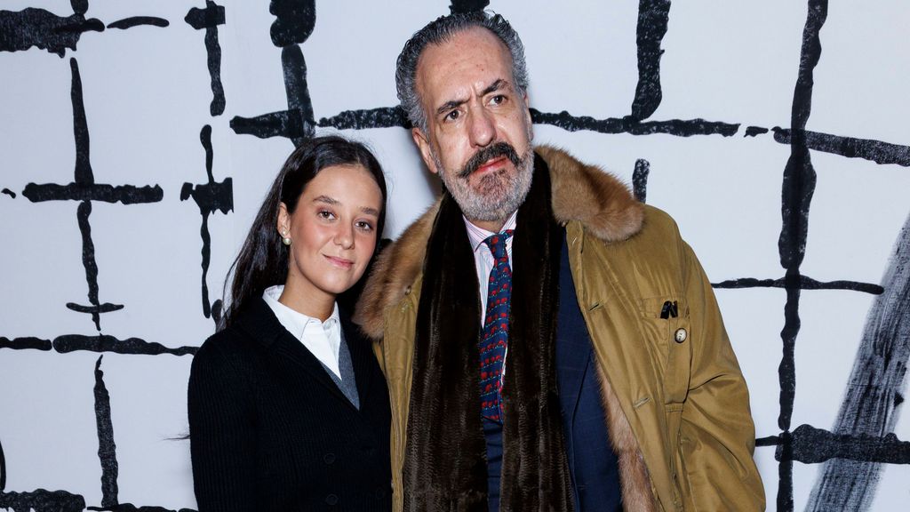 Jaime de Marichalar y su hija, Victoria Federica, en la Semana de la Moda de París